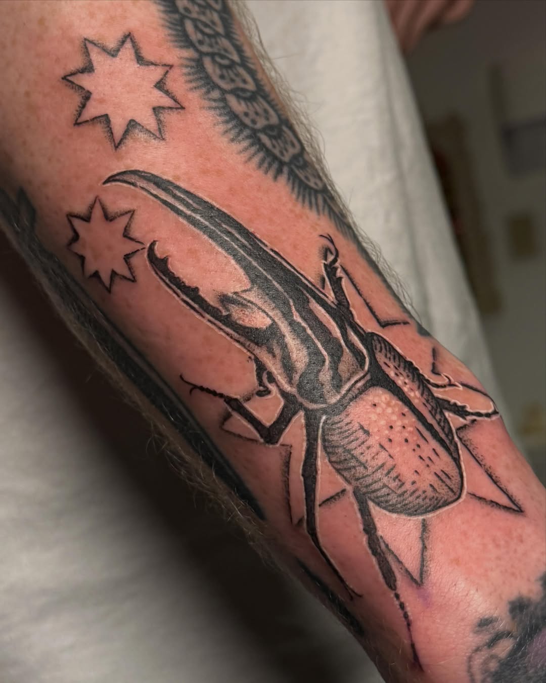 Tattoo by @dimsouls — black_and_grey