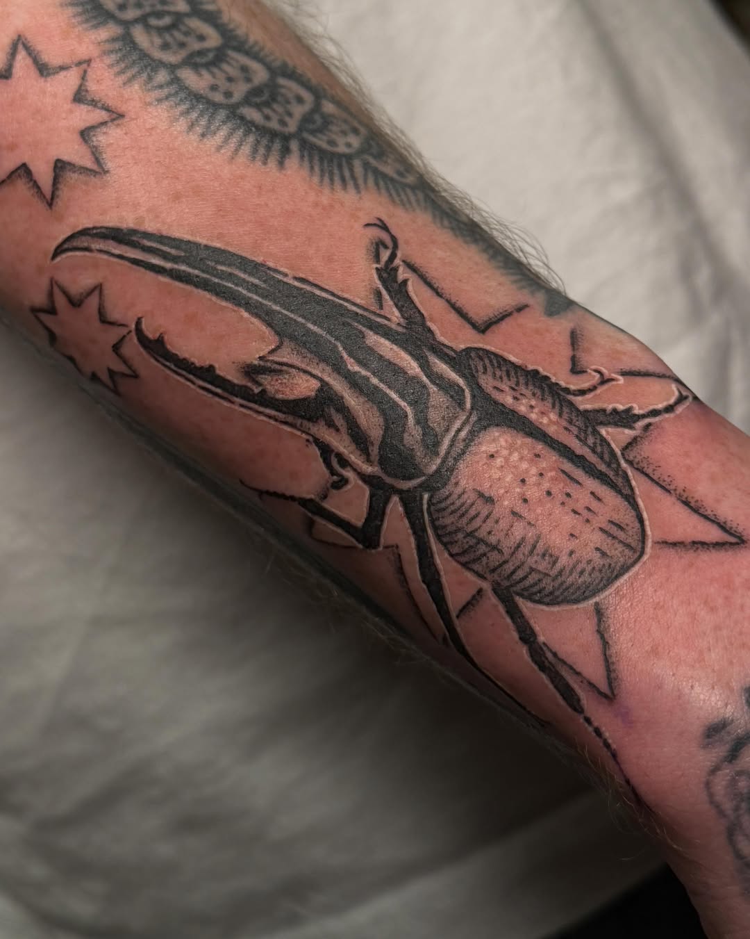 Tattoo by @dimsouls — black_and_grey