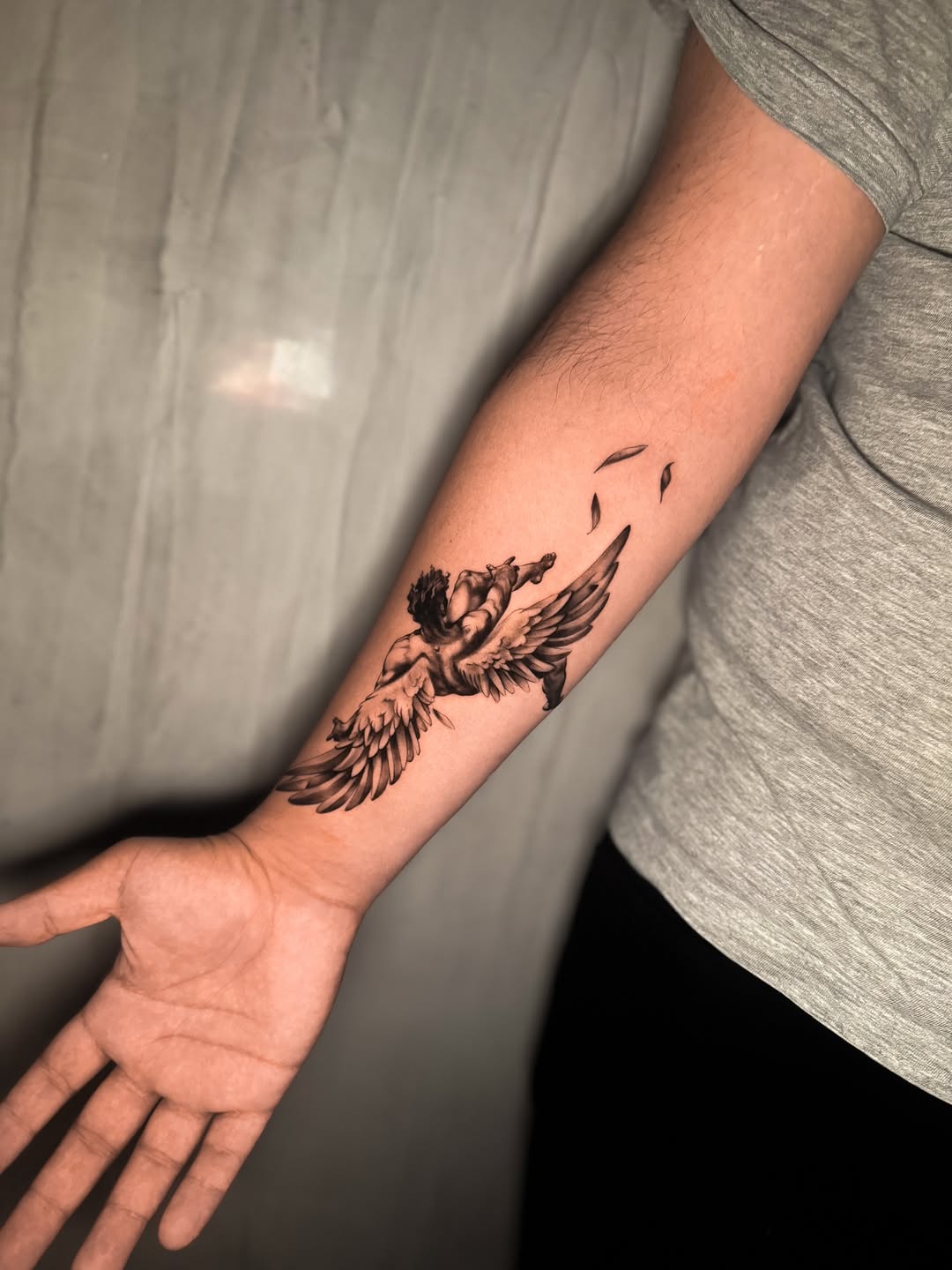 Tattoo by @recky.tattoos — realism, black_and_grey