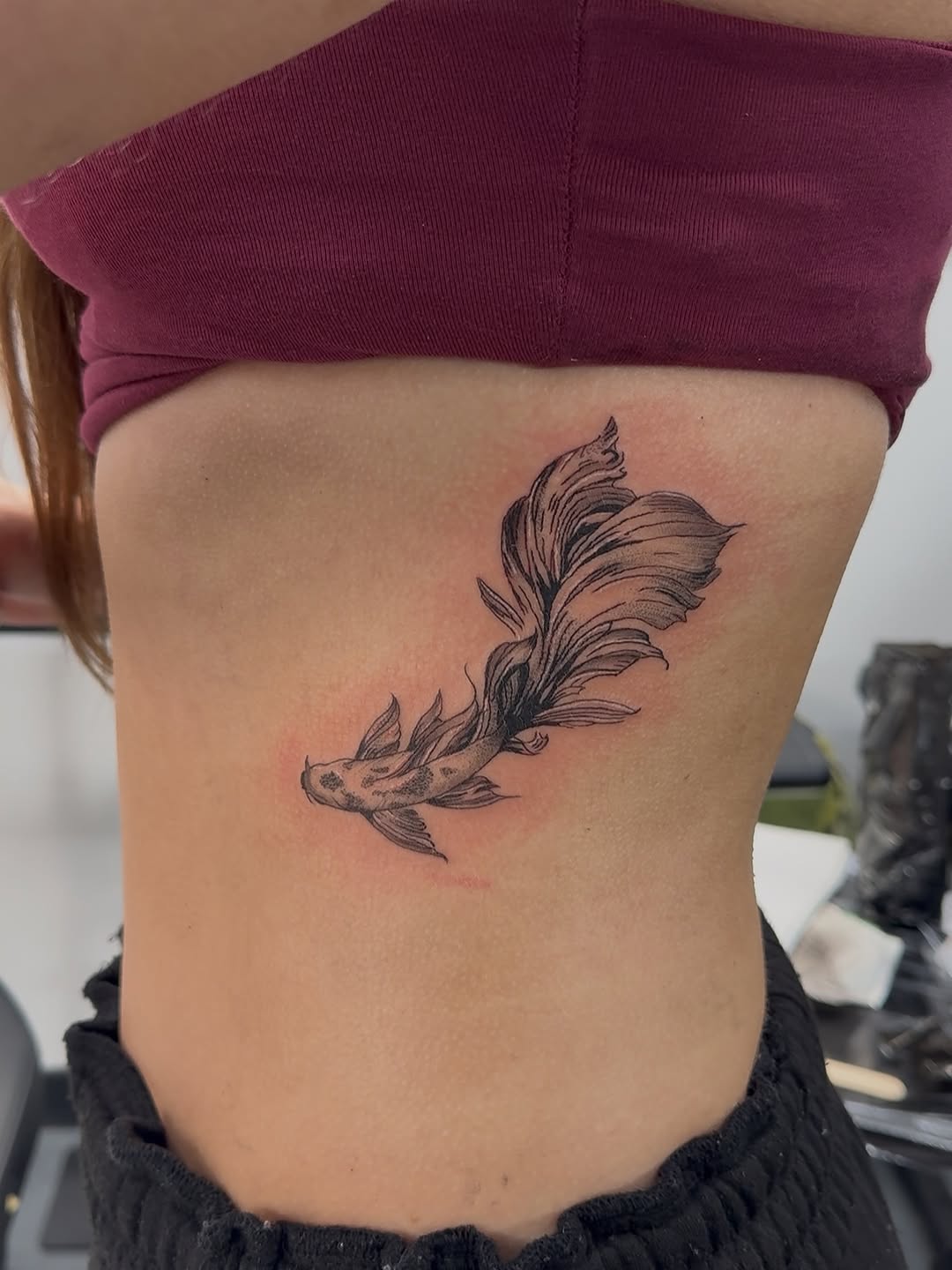 Tattoo by @tattsbykimbo — fine_line, black_and_grey