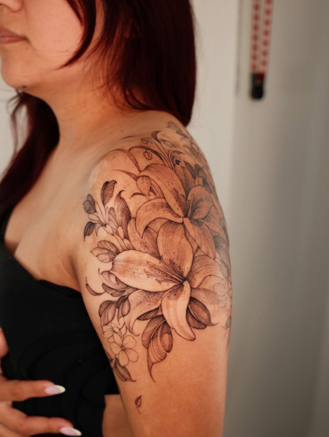 Tattoo by @lorietattoos โ black_and_grey