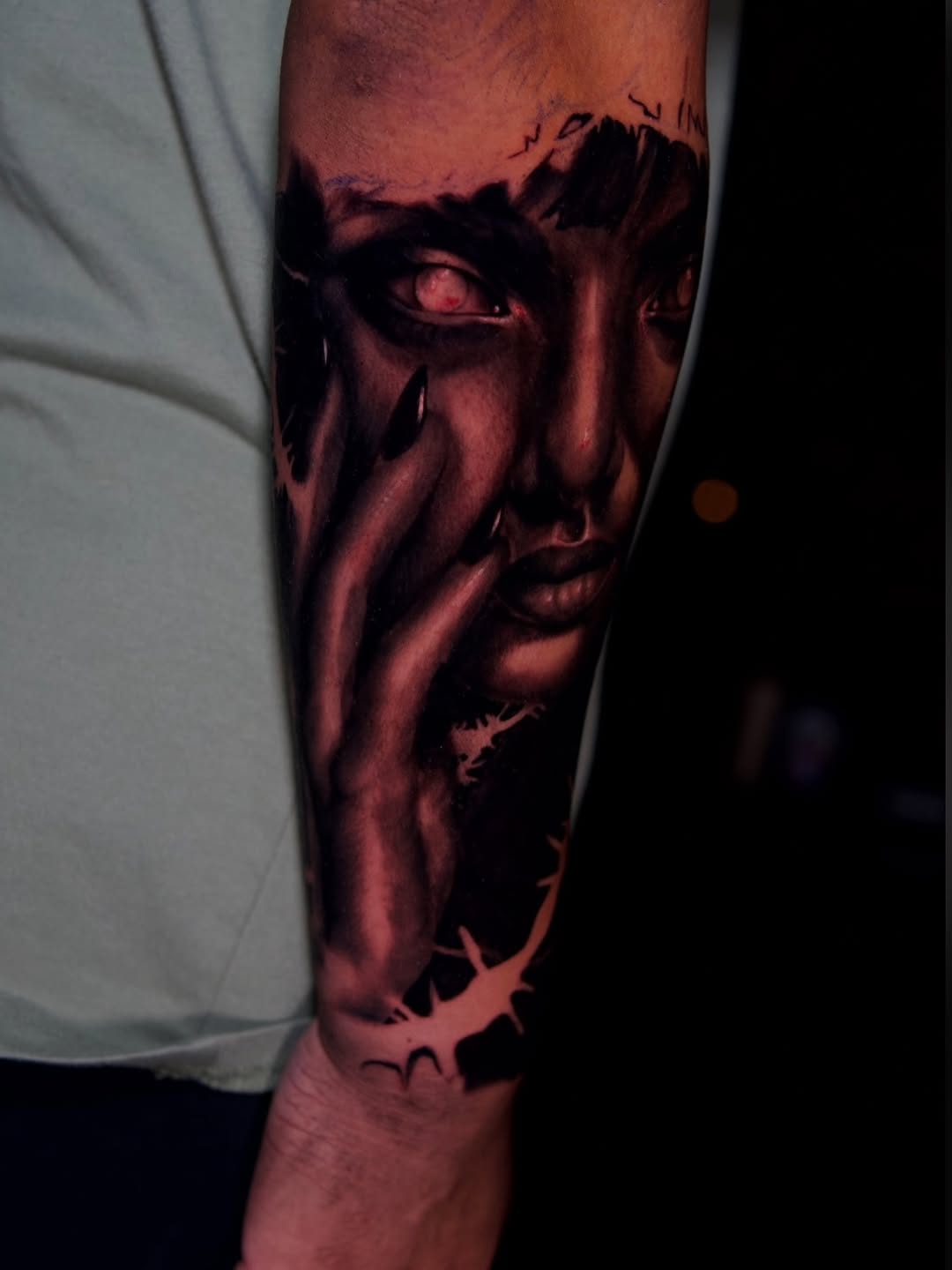 Tattoo by @lalyinkz — realism, dark_realism