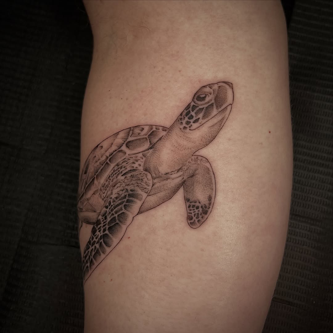 Tattoo by @southpaw.stipple โ realism, black_and_grey