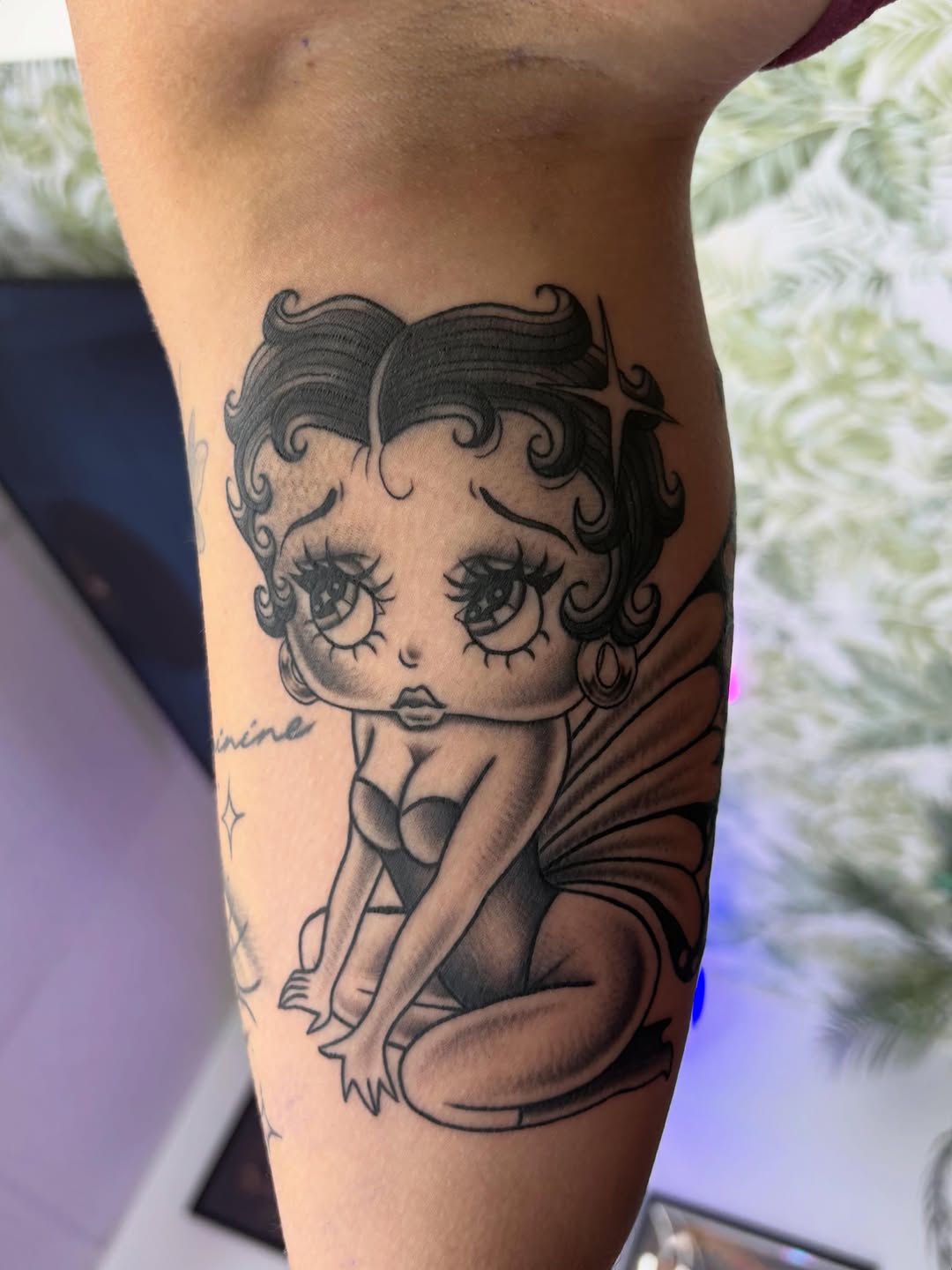 Tattoo by @skyecaliforniaink — chicano, black_and_grey