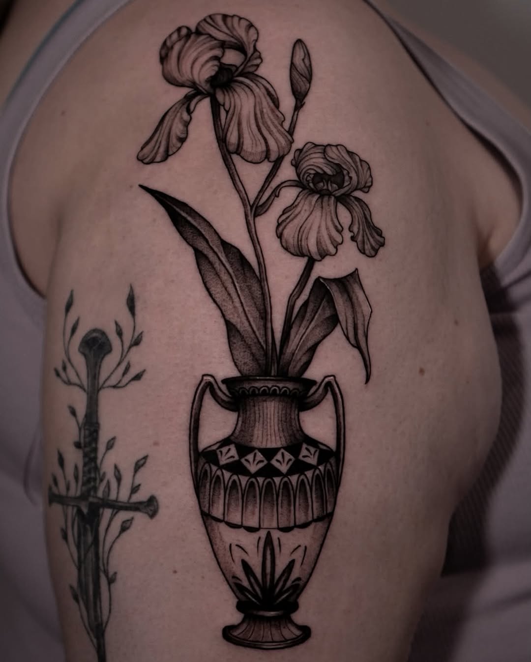 Tattoo by @da.gloom — black_and_grey, realism