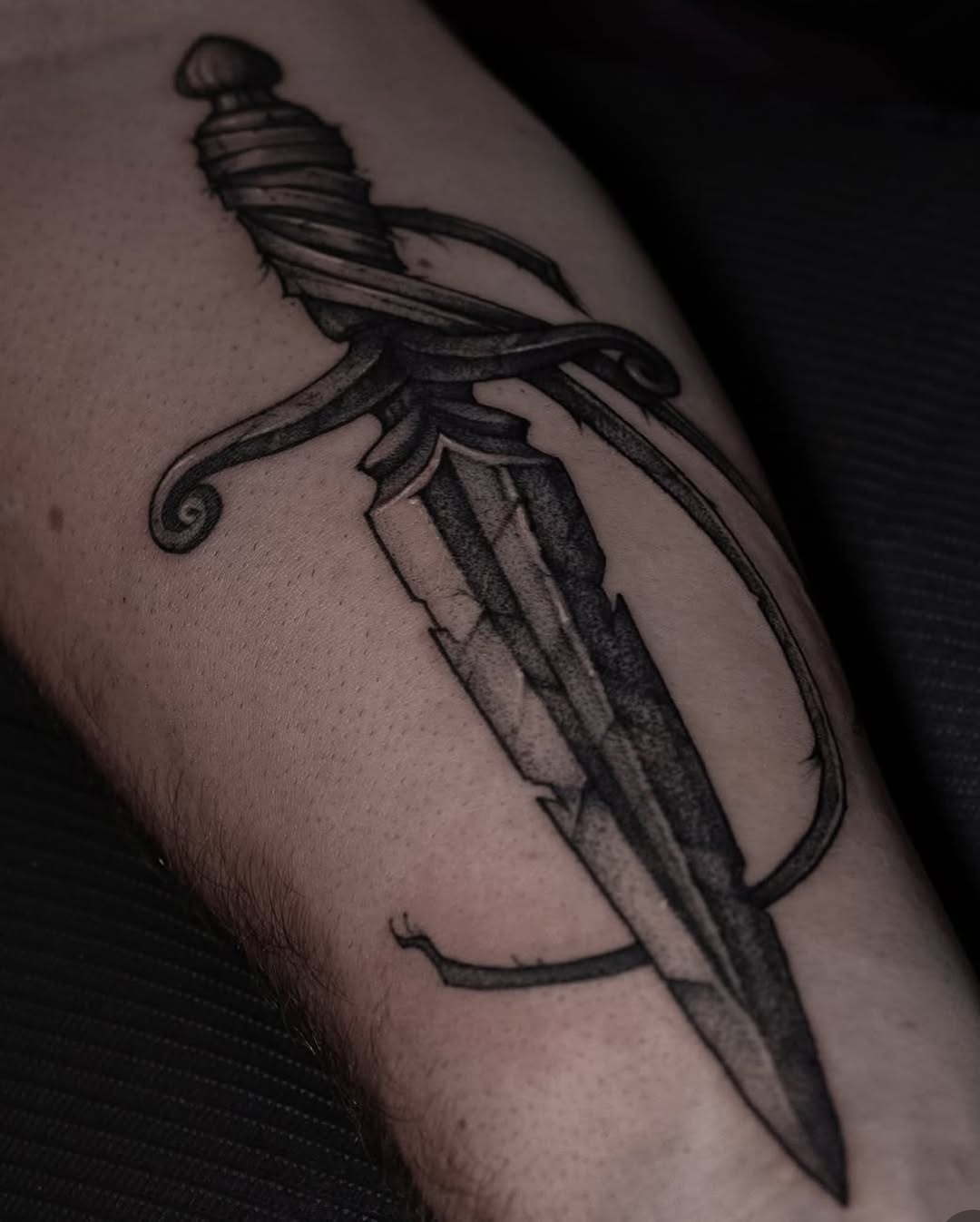 Tattoo by @da.gloom — black_and_grey, realism