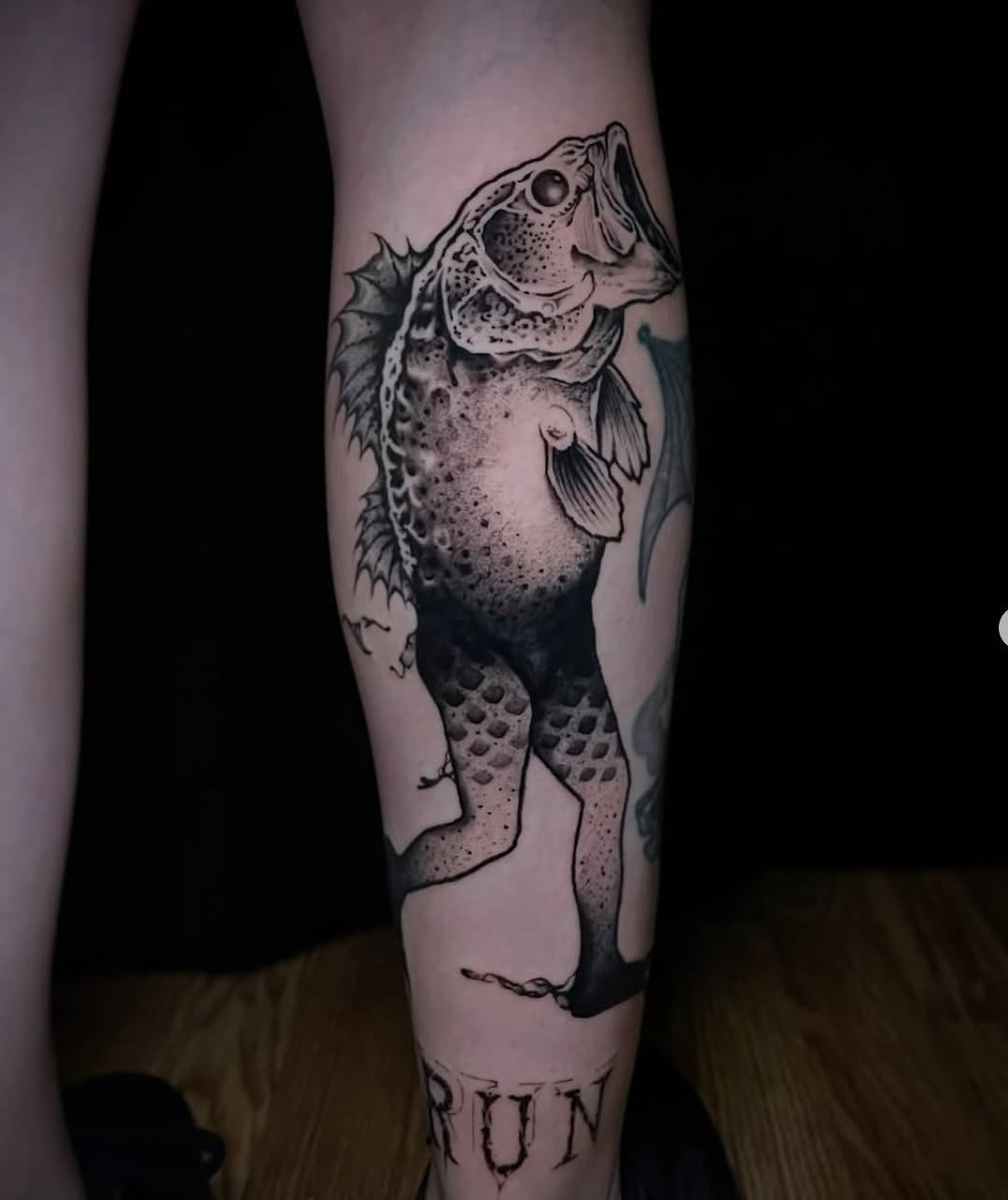 Tattoo by @tattoosbycameronj — black_and_grey, dark_realism