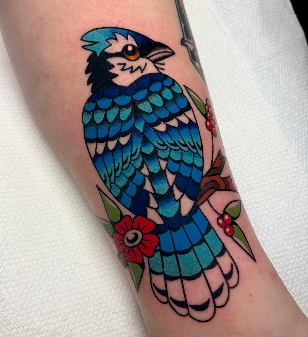 Tattoo by @alenamcdarling — american_traditional, illustrative