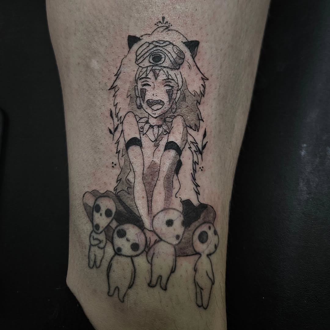Tattoo by @fireharmonyart — anime