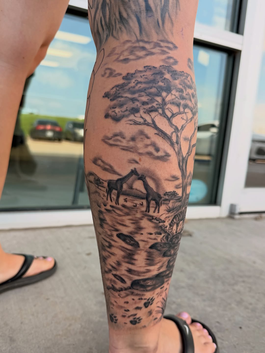 Tattoo by @lexiodam_tattoos — realism, black_and_grey