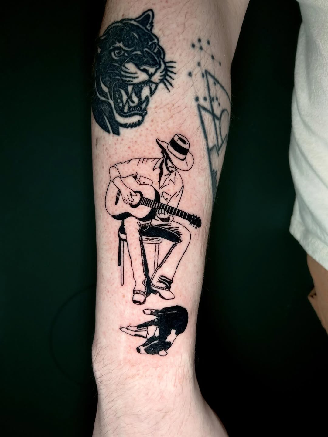 Tattoo by @kb_inkatl — blackwork