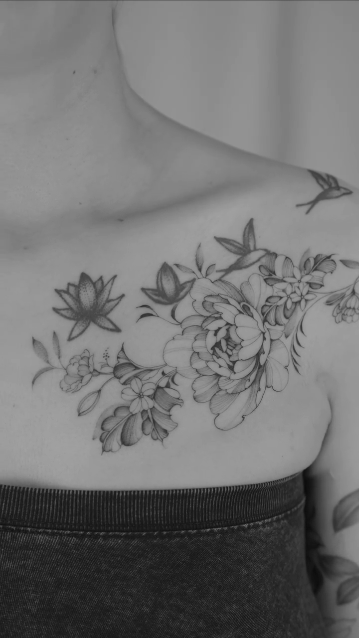 Tattoo by @leo.6tattoo — illustrative, black_and_grey