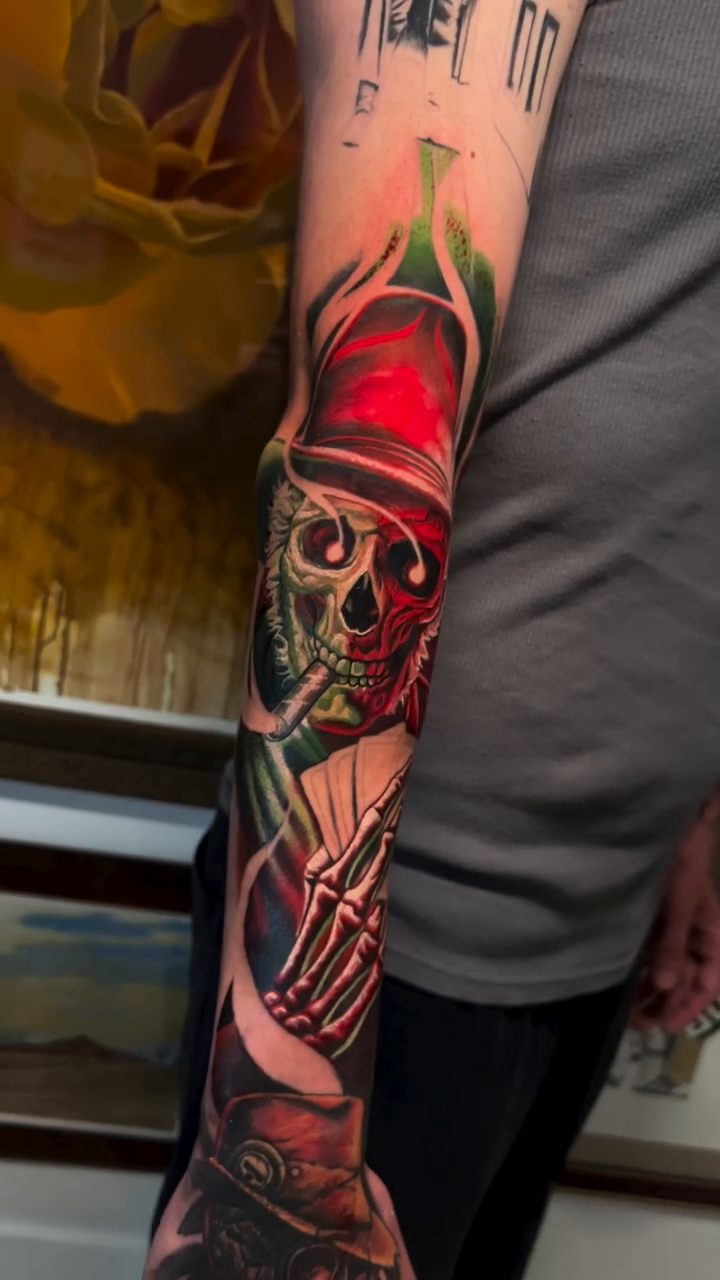 Tattoo by @sam__neer — dark_realism, trash_polka