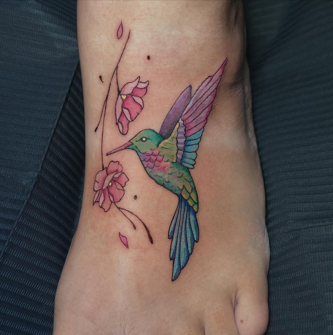 Tattoo by @samanthakellytattoos — watercolor