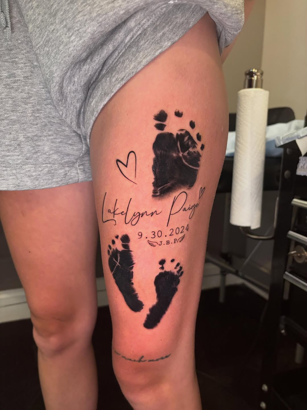 Tattoo by @aubri_aunna_ink — lettering_script