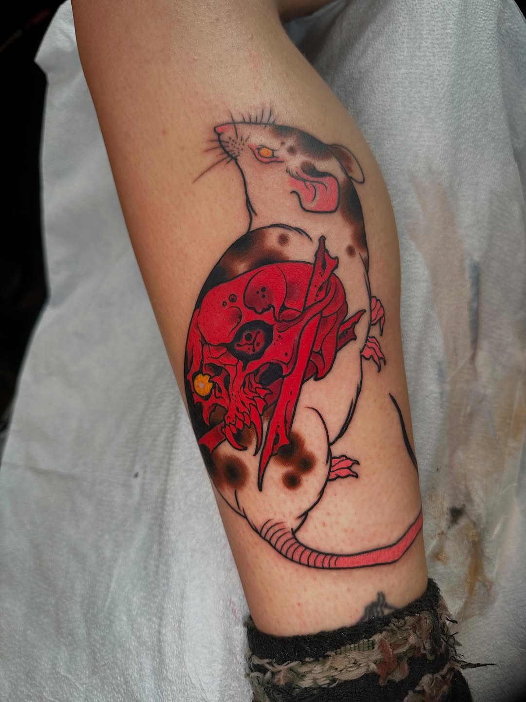 Tattoo by @r_goodkind — neo_traditional, black_and_grey