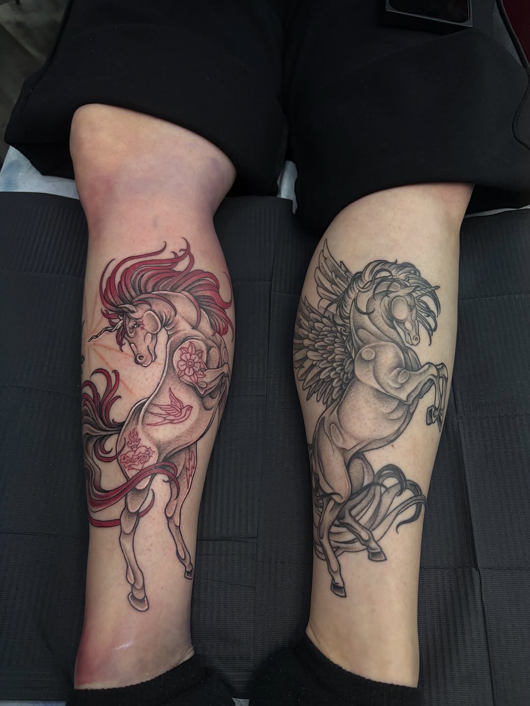 Tattoo by @bodyartbyalia — black_and_grey