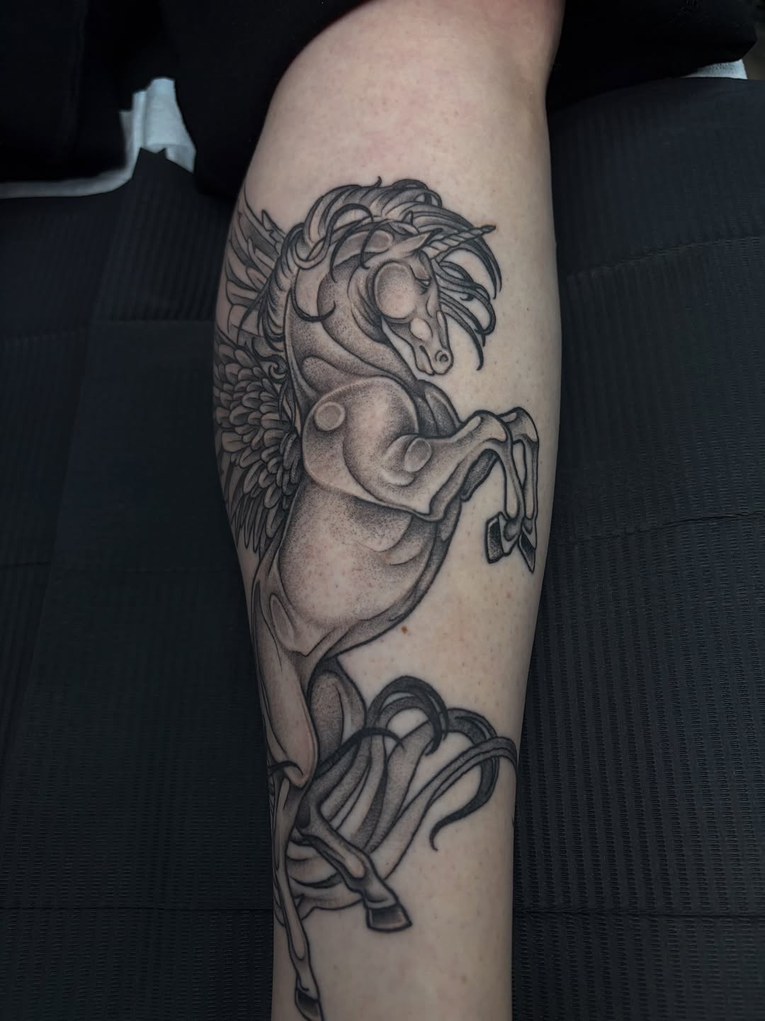Tattoo by @bodyartbyalia — black_and_grey