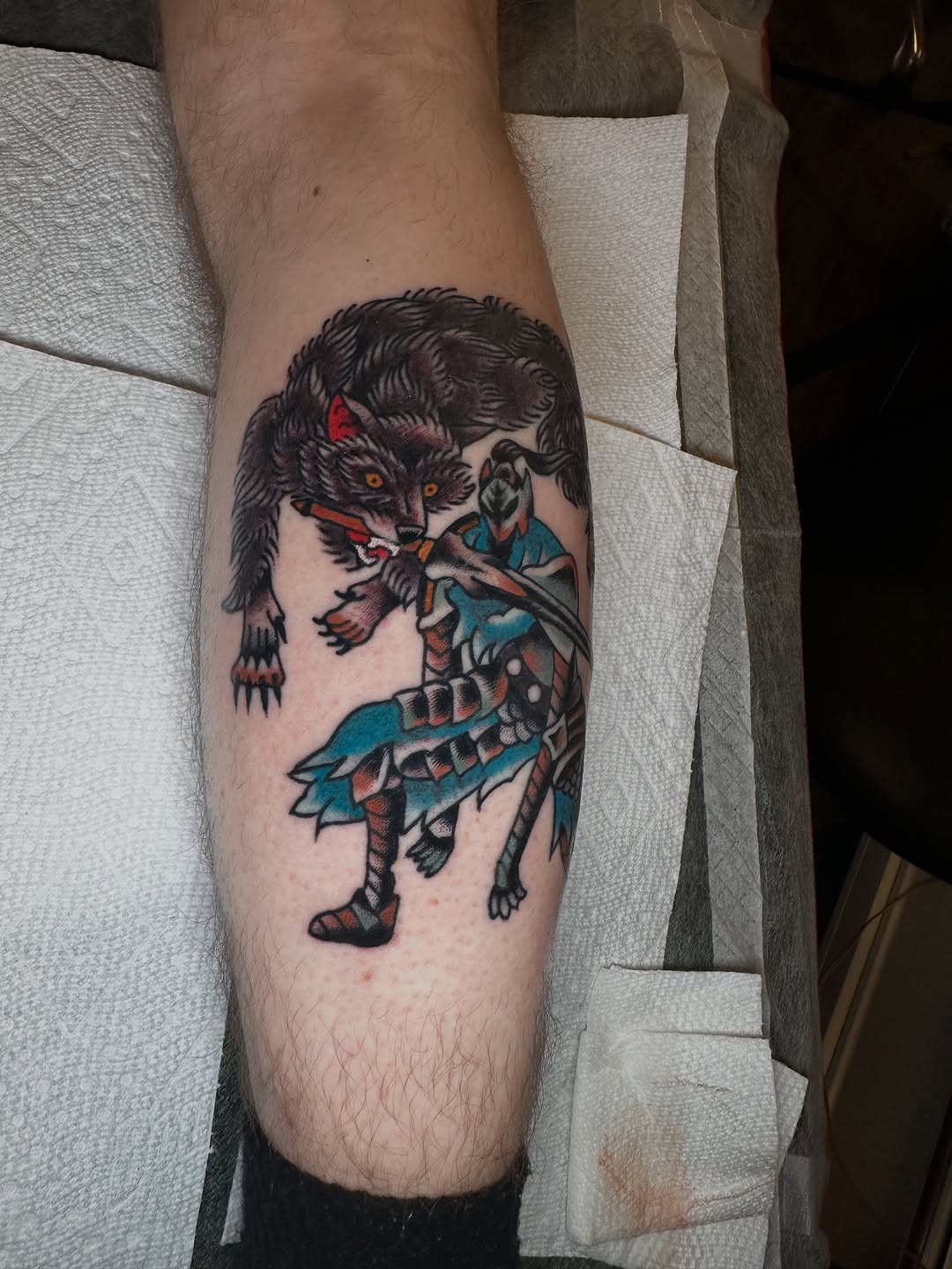Tattoo by @sean.foxthorn.tattoo — american_traditional, illustrative