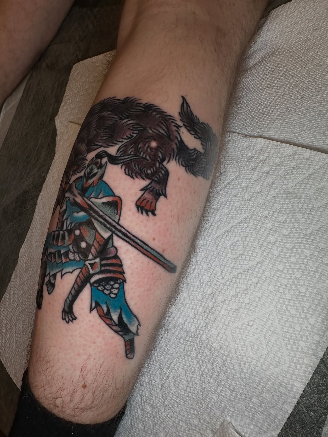Tattoo by @sean.foxthorn.tattoo — american_traditional, illustrative