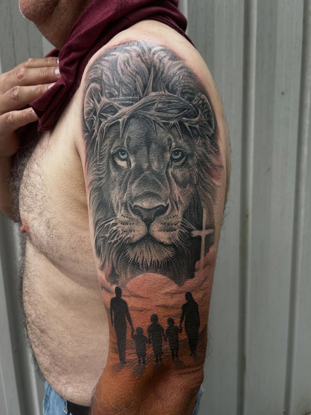 Tattoo by @mayhem_inkk — realism, black_and_grey