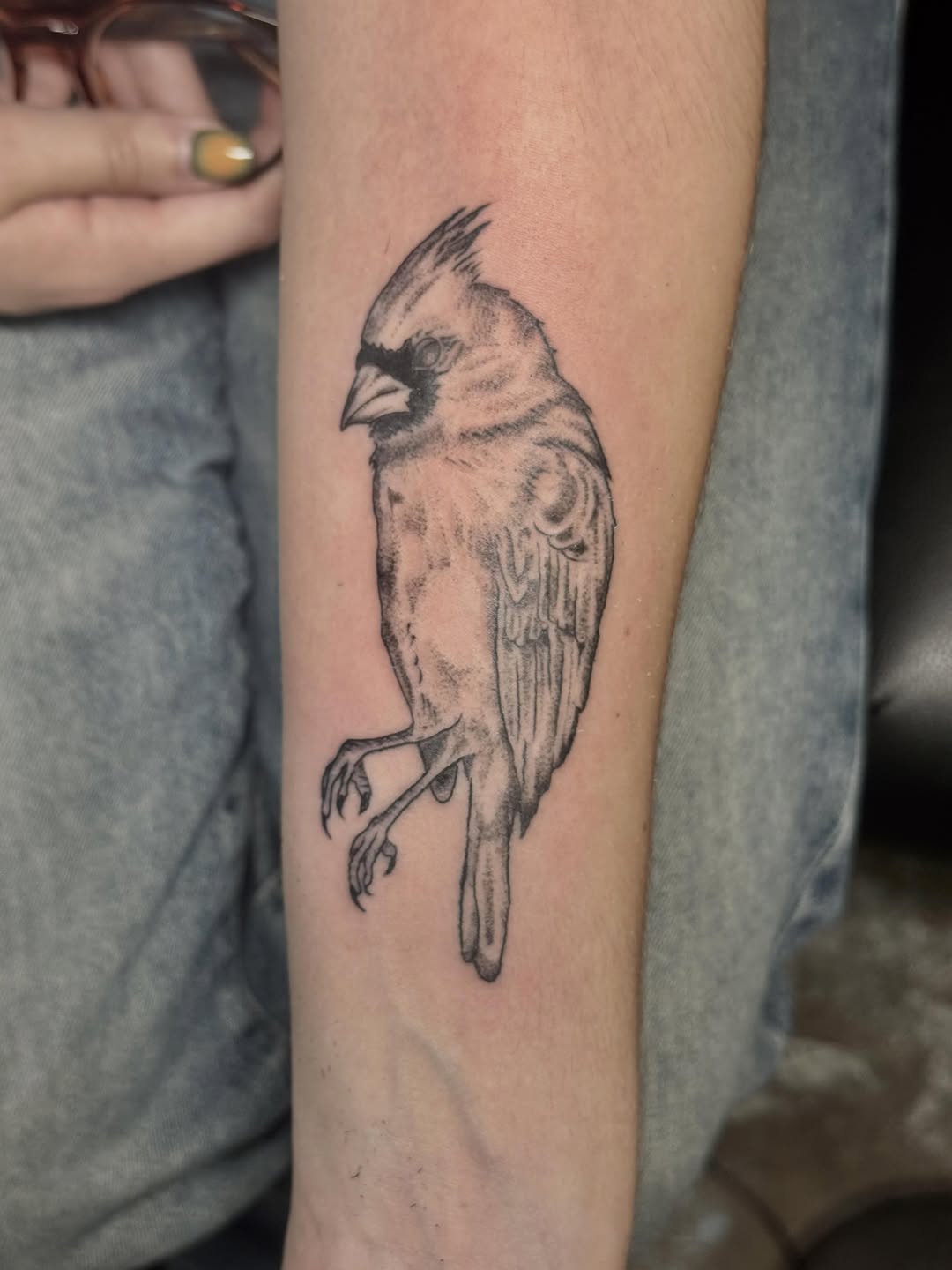 Tattoo by @bluebyrdtattoos — realism, black_and_grey