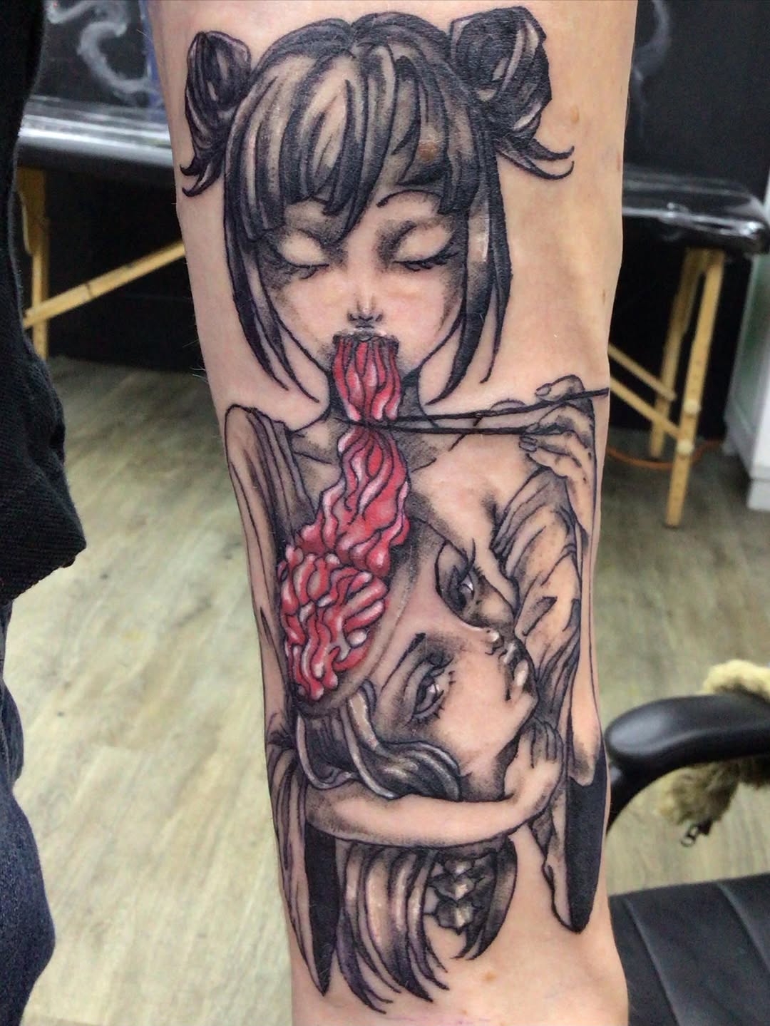 Tattoo by @ink_princesaa — dark_realism