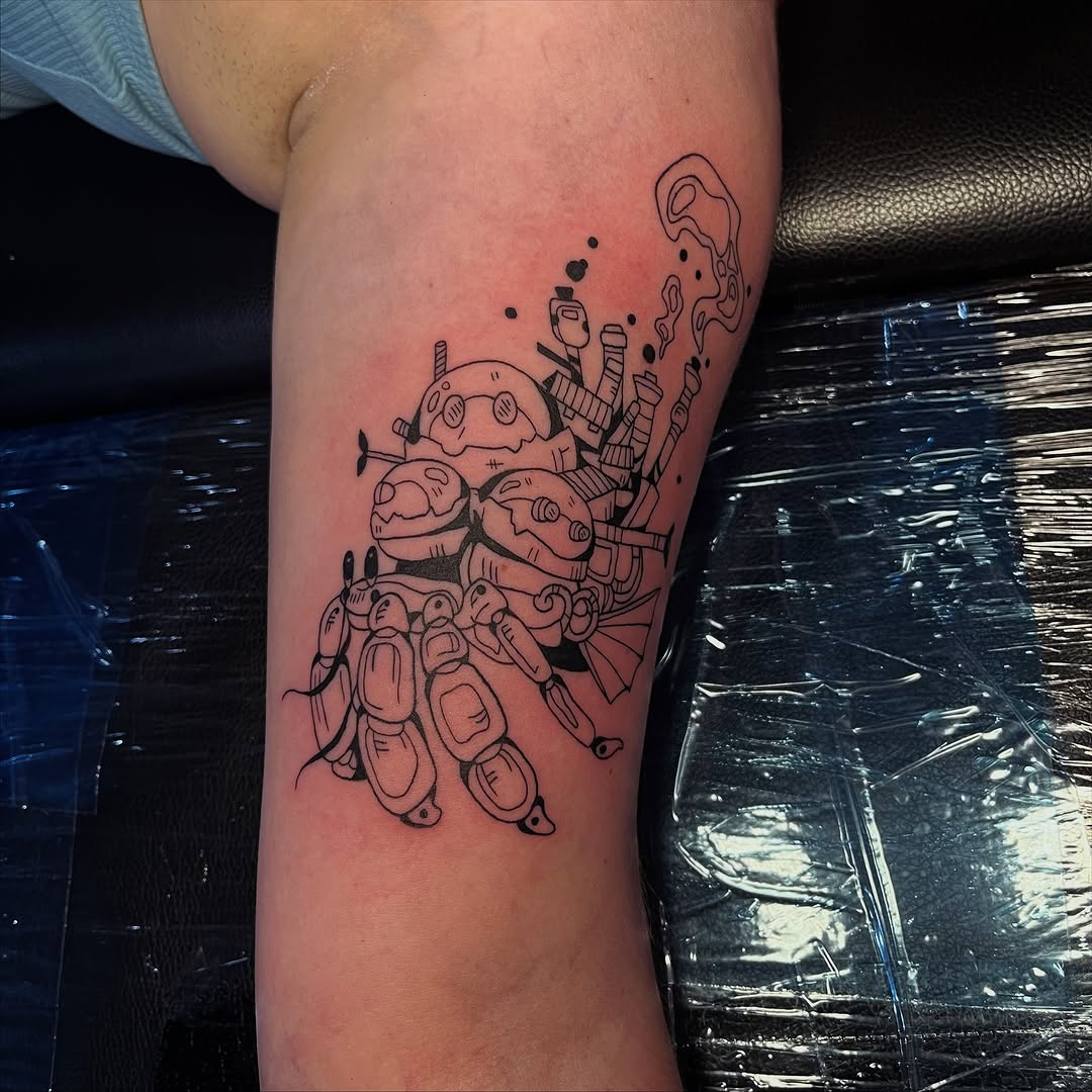 Tattoo by @cow.boy.ink — illustrative