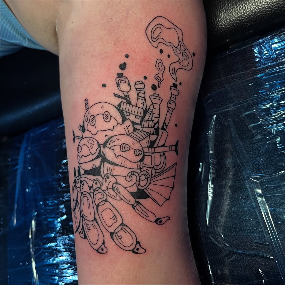 Tattoo by @cow.boy.ink — illustrative