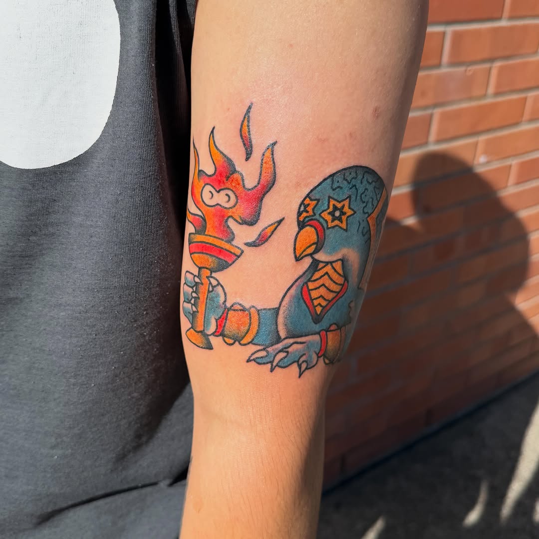 Tattoo by @discomark_ β new_school
