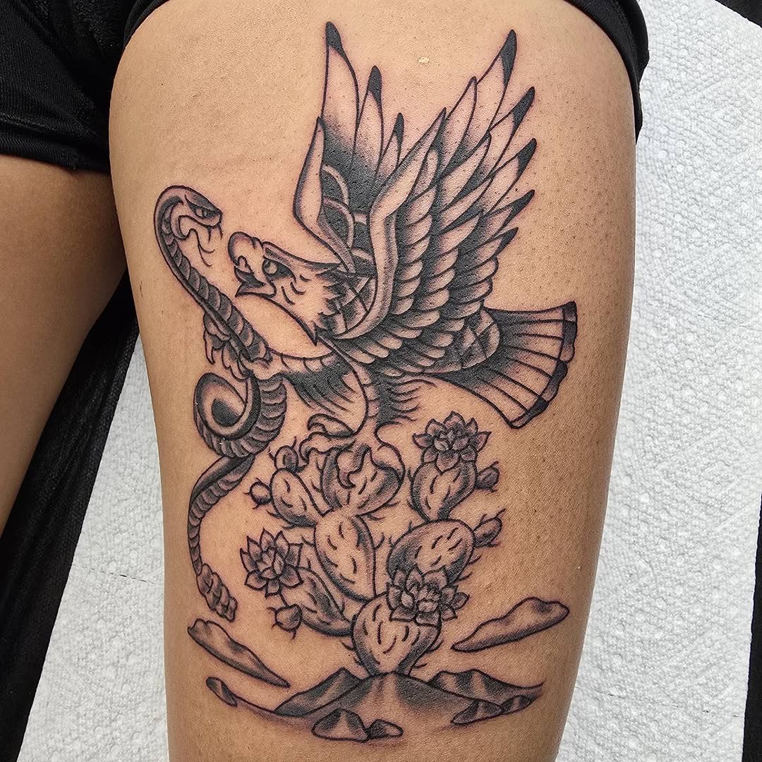 Tattoo by @bigdieseltattoo — american_traditional, black_and_grey