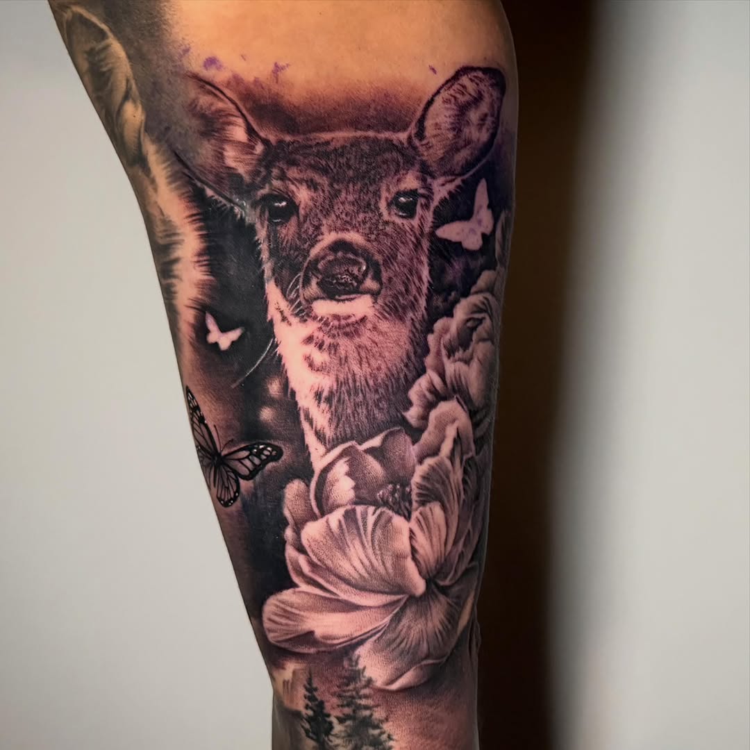 Tattoo by @tazhotzon โ realism, black_and_grey