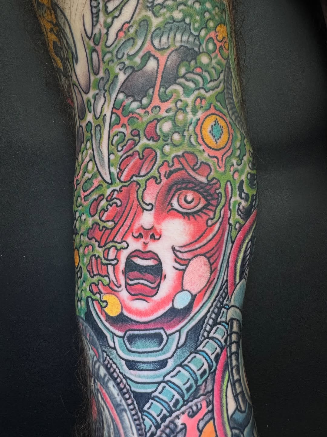 Tattoo by @j_ranno — new_school, trash_polka