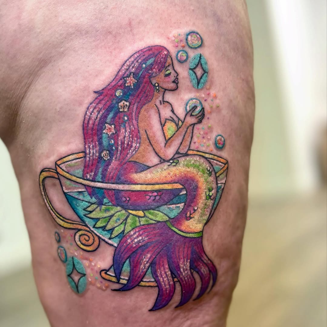 Tattoo by @taylormadeartt — new_school, illustrative