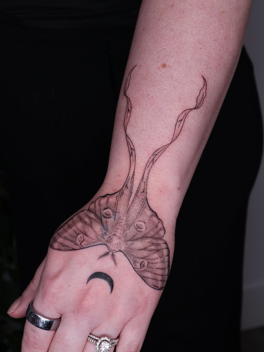 Tattoo by @hbarbarella.art — black_and_grey, fine_line