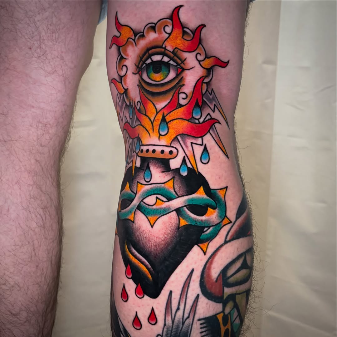Tattoo by @michelparisay — neo_traditional, black_and_grey