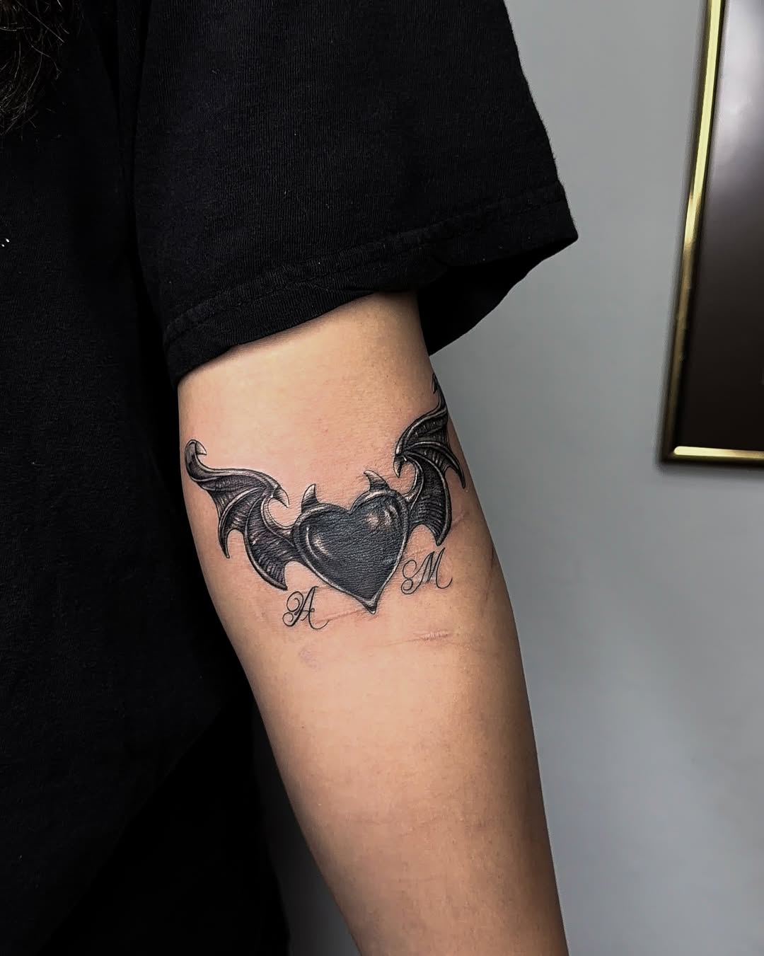 Tattoo by @inkmonic — black_and_grey, realism
