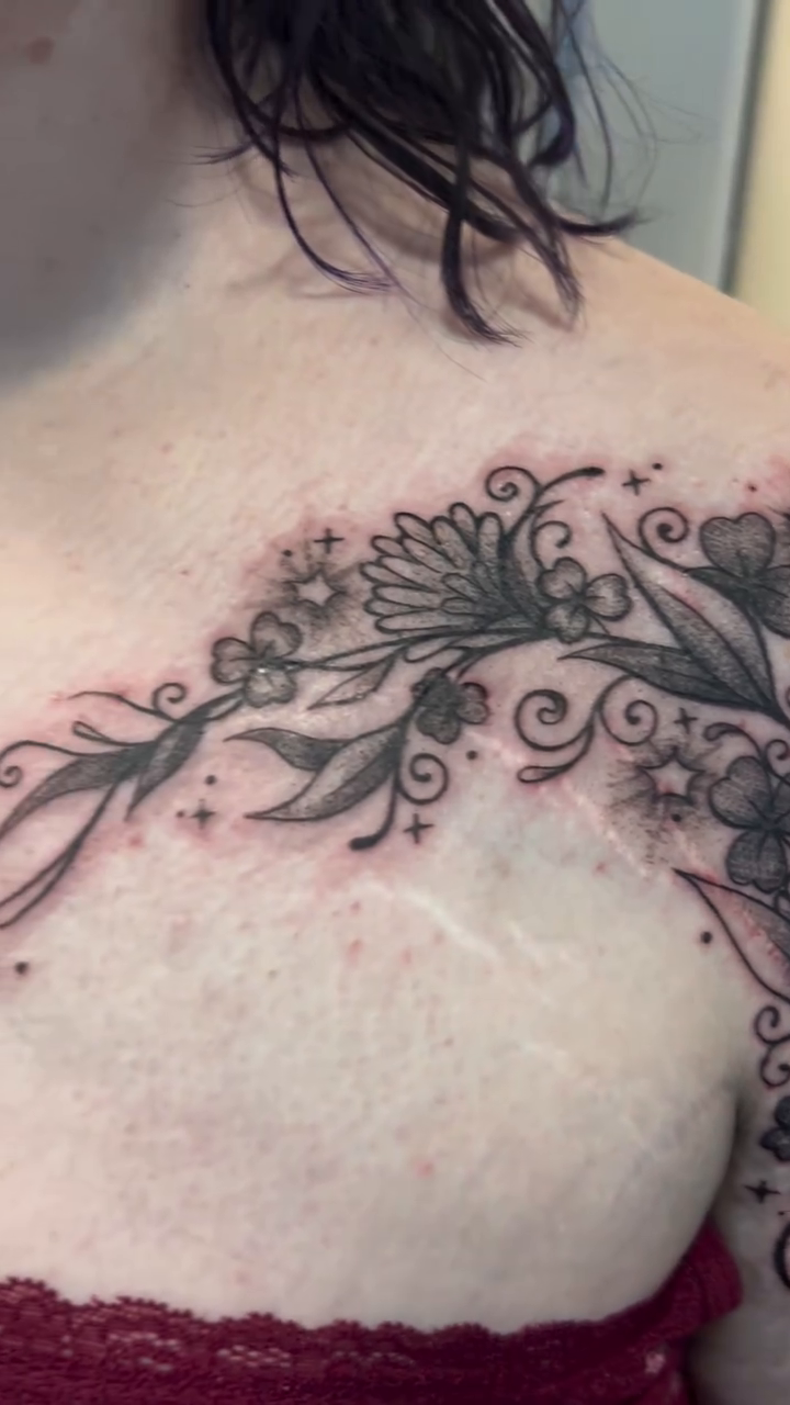 Tattoo by @isopod.inks — illustrative, black_and_grey