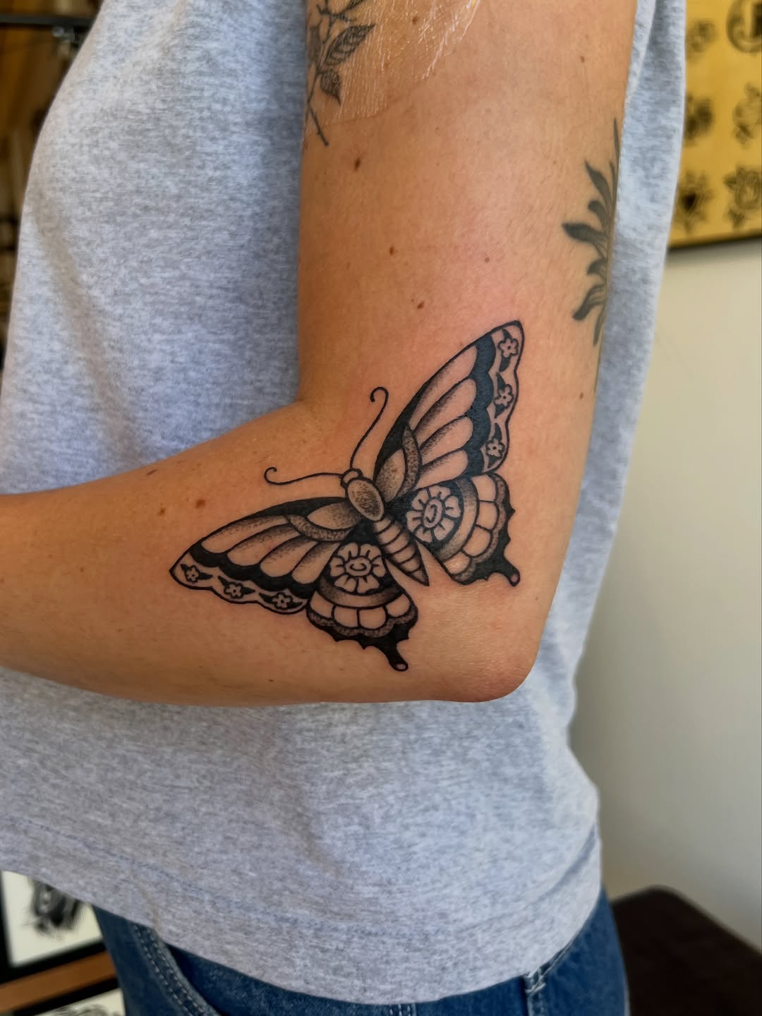 Tattoo by @syrenbier — illustrative, black_and_grey