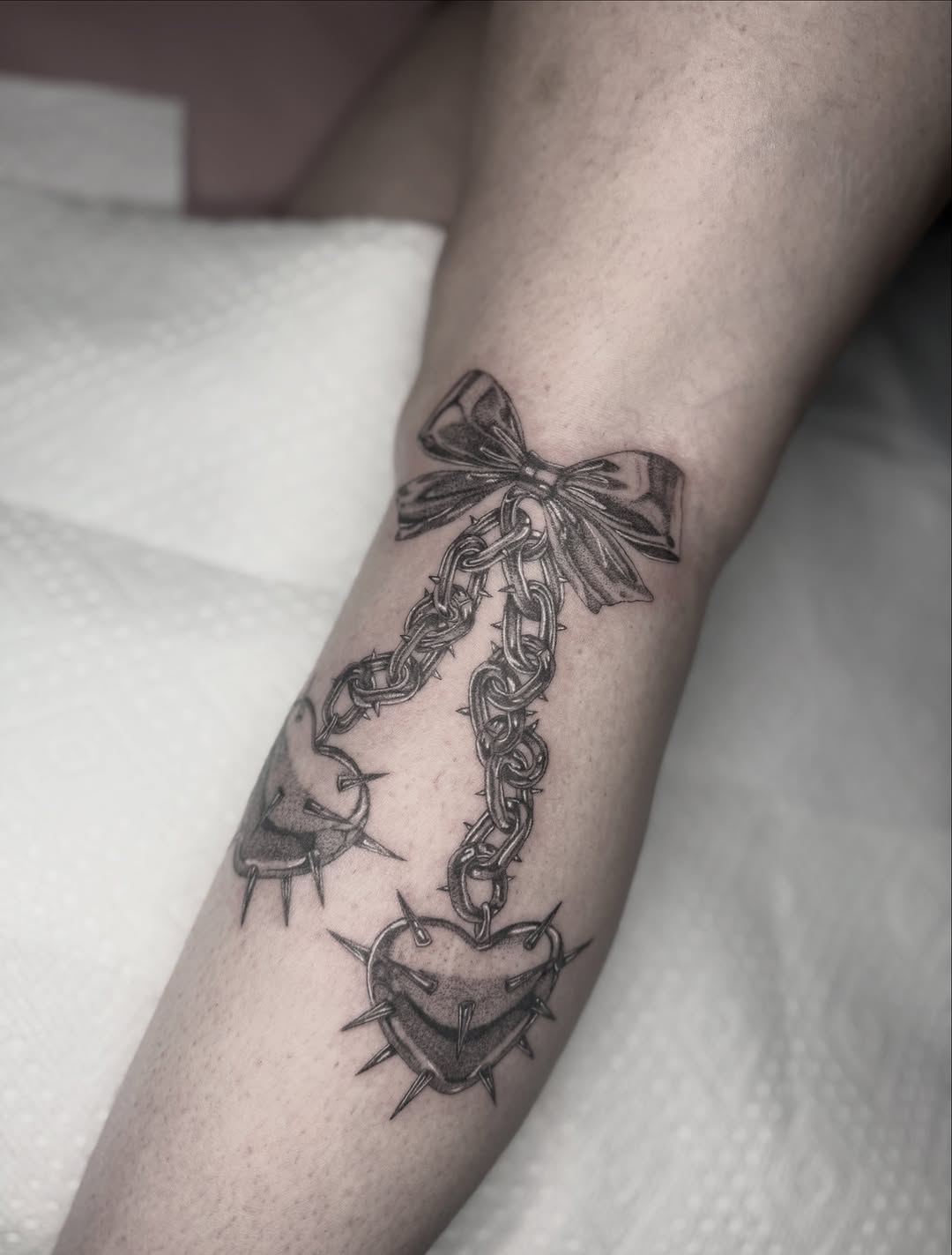 Tattoo by @rayasxmvf_ β black_and_grey