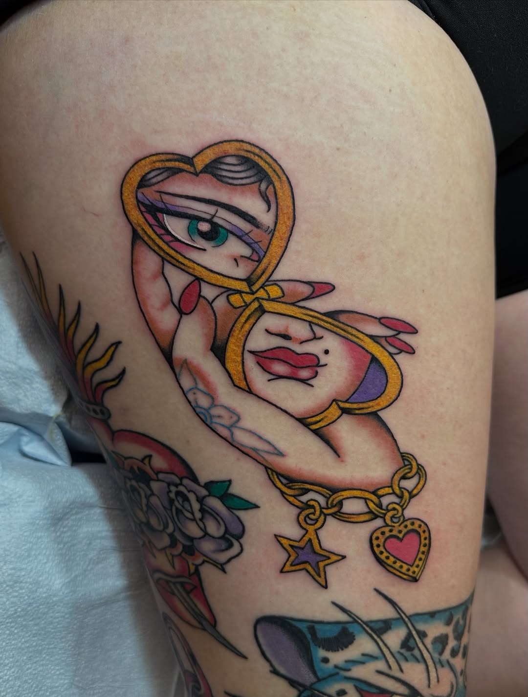 Tattoo by @eggtattooer — american_traditional, illustrative