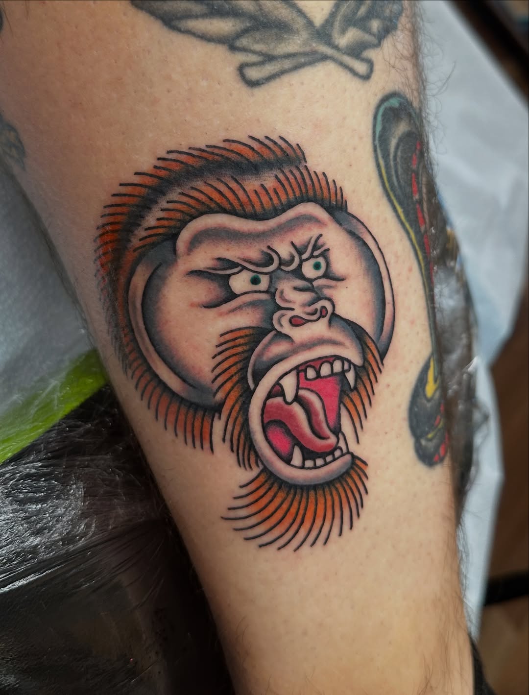 Tattoo by @eggtattooer — american_traditional, illustrative