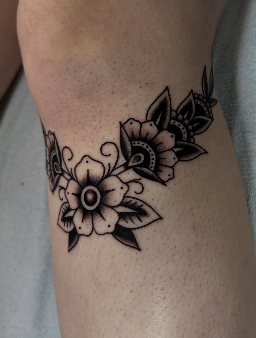 Tattoo by @eggtattooer — american_traditional, black_and_grey