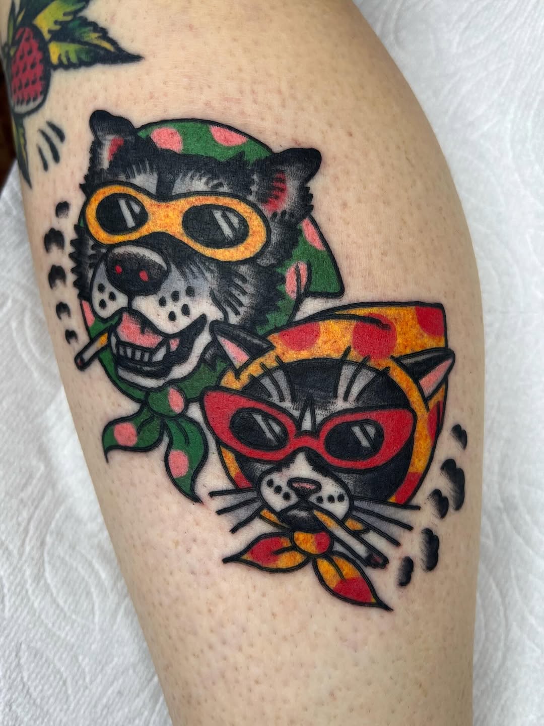 Tattoo by @leonetats โ american_traditional, illustrative