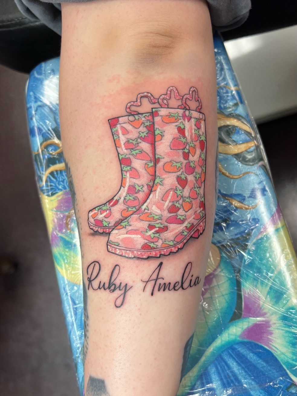 Tattoo by @lilylaurilatattoos β new_school, lettering_script