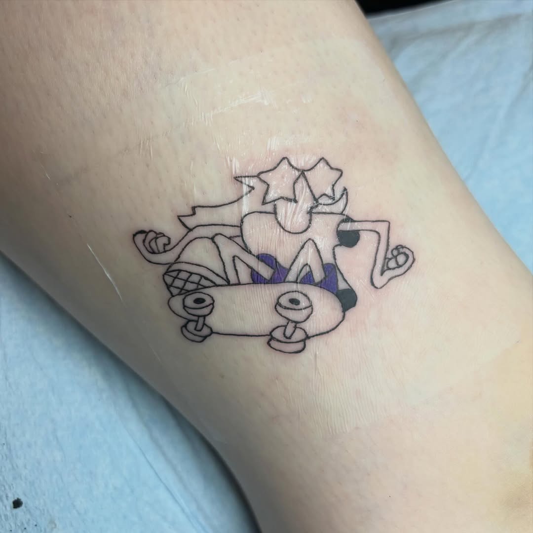 Tattoo by @rilorules — new_school