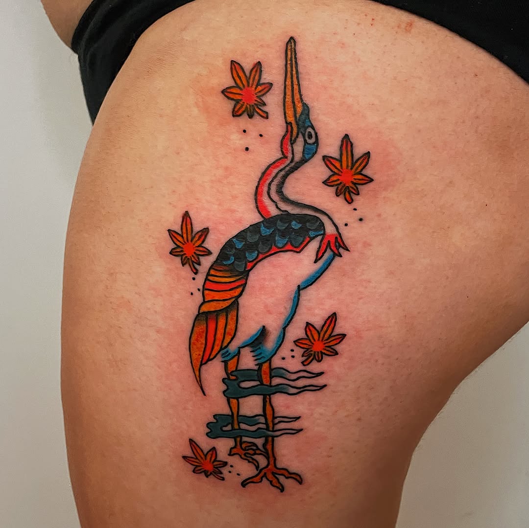 Tattoo by @gllumee — japanese_irezumi, american_traditional