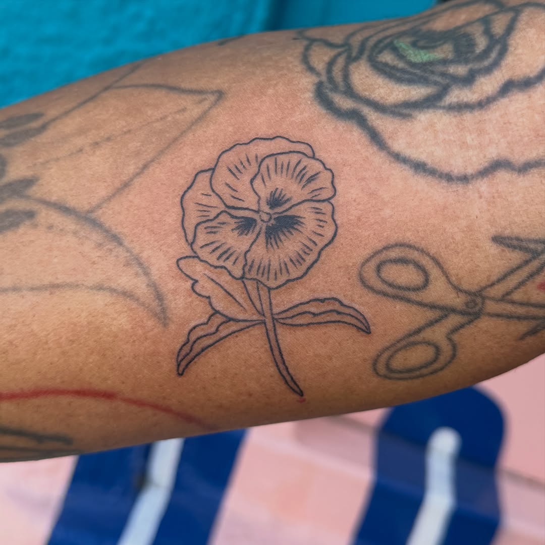 Tattoo by @devilgoat โ fine_line