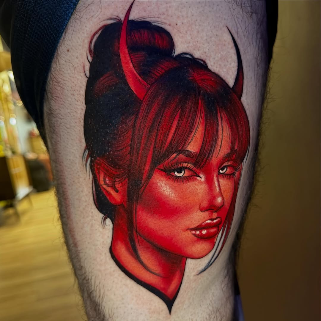 Tattoo work at Virginia Beach Tattoo Festival 2026