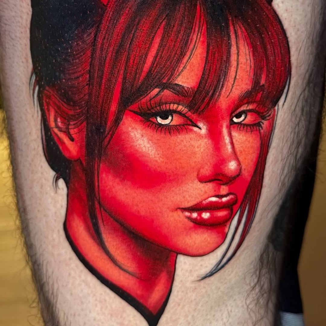 Tattoo work at Virginia Beach Tattoo Festival 2026